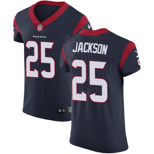 Nike Texans #25 Kareem Jackson Navy Blue Team Color Men's Stitched NFL Vapor Untouchable Elite Jersey - Click Image to Close